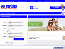 Tablet Screenshot of imperioimoveis.com.br